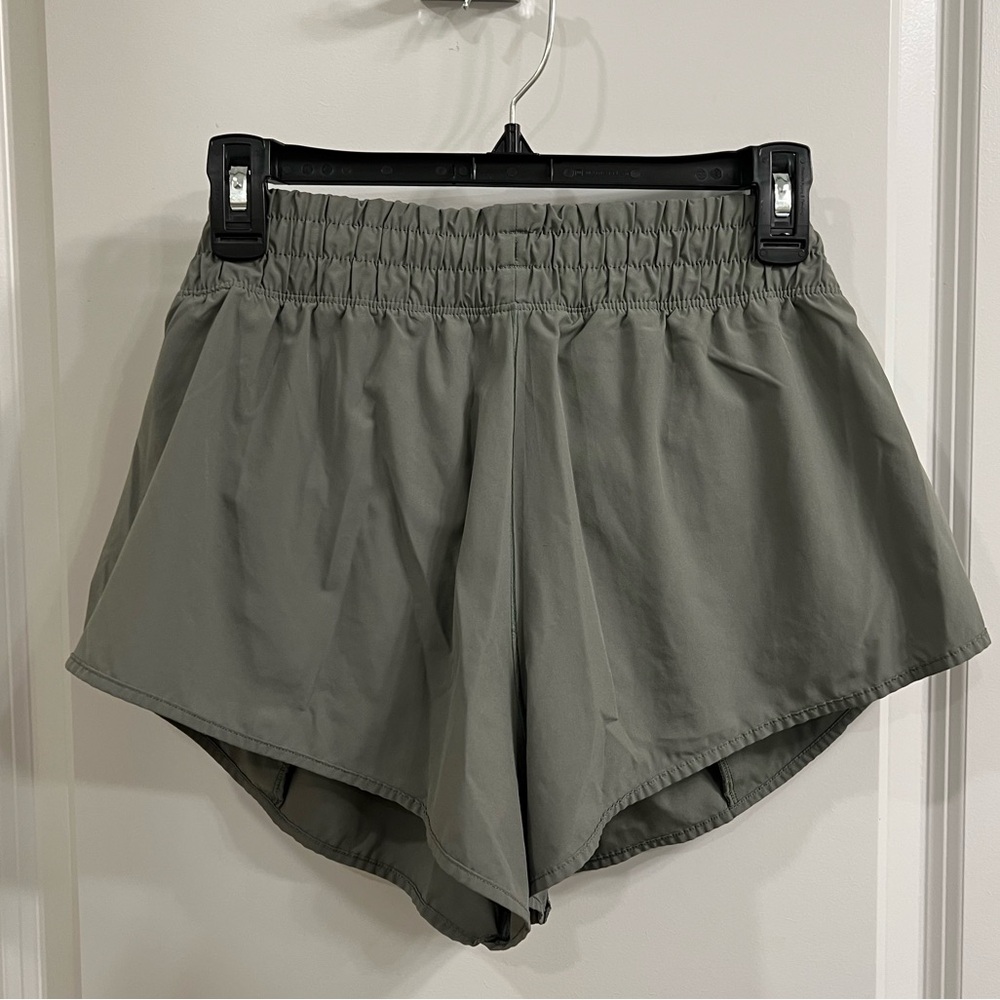 Aerie Sage Green Athletic Shorts | Size Medium - Picture 4 of 5